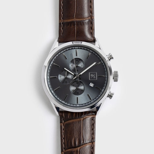 Crowned Men's Luxury Chronograph Watch