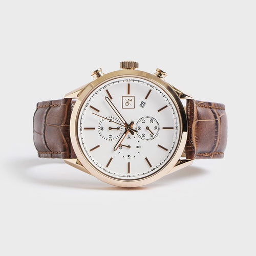 Crowned Men's Luxury Chronograph Watch