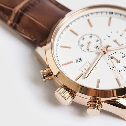 Crowned Men's Luxury Chronograph Watch