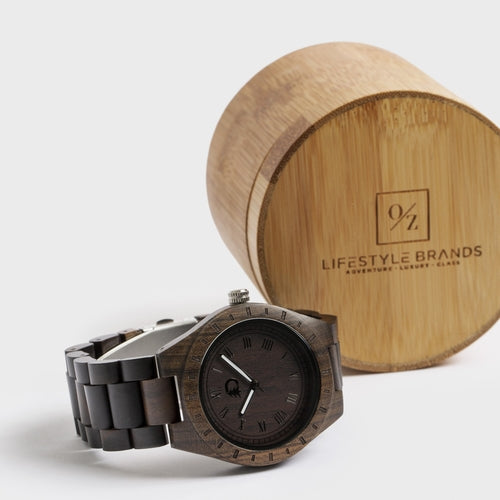Crowned Men's Stylish Wood Watch