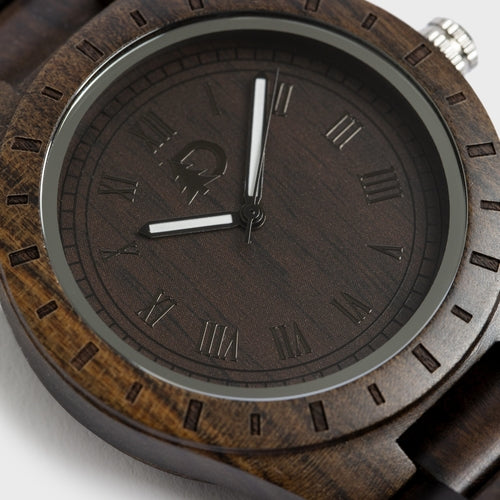Crowned Men's Stylish Wood Watch